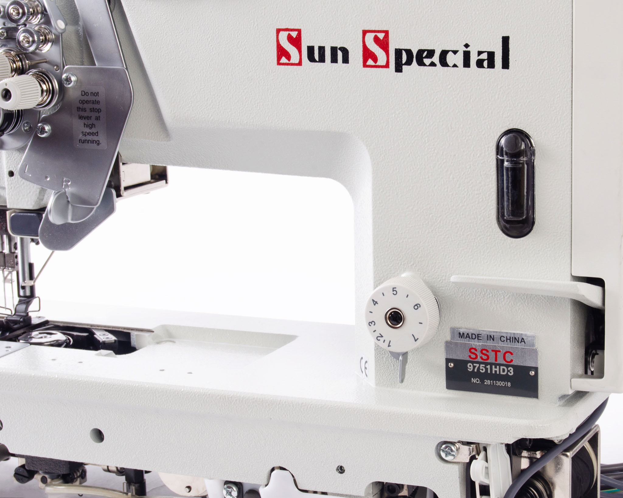 Máquina Pespontadeira Barra Desligável Eletrônica Industrial SSTC9751HD3 - Sun Special