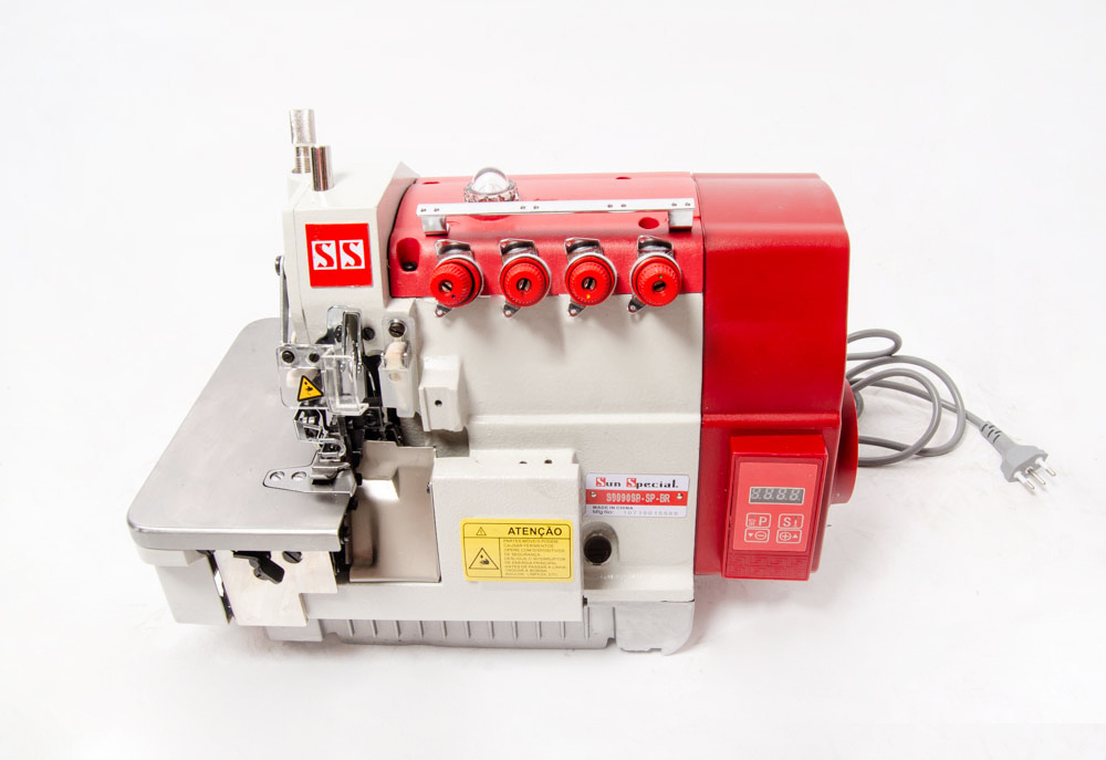 Máquina Costura Interlock Industrial com Control Box Acoplado 220v SS9905D-SP-BR - Sun Special