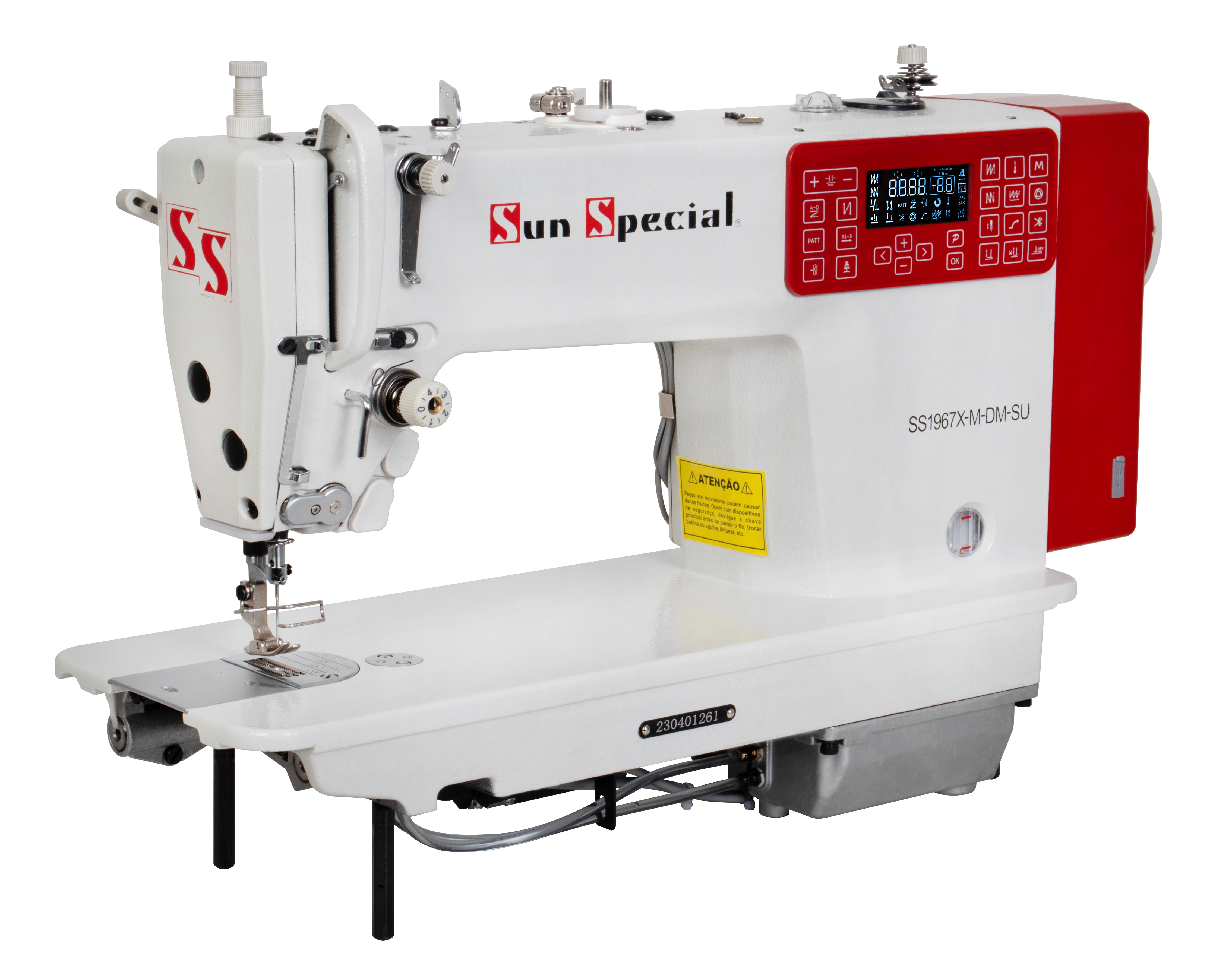 Máquina Costura Industrial Reta Eletrônica 220v SS1967X-M-DM-SU - Sun Special