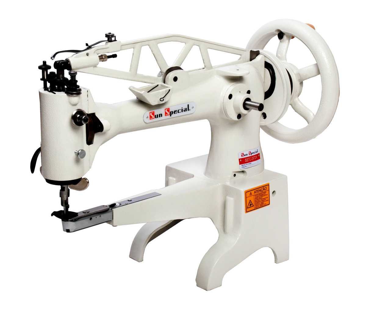 Máquina Costura Industrial Braço para Remendo 800W Bivolt SSTC2972-H - Sun Special