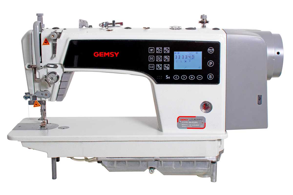 Máquina Costura Industrial Reta Eletrônica S4-D4-HM 220V - Gemsy