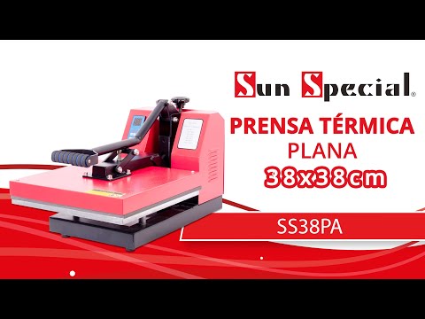 Prensa Térmica 38X38cm 220v Vermelha SS38PA Sun Special