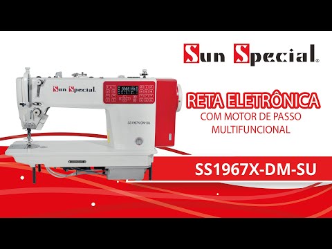 Máquina Costura Industrial Reta Eletrônica 220v SS1967X-M-DM-SU - Sun Special